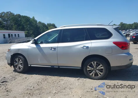 2017 Nissan Pathfinder Sv z USA, uszkodzony, nr VIN 5N1DR2MM5HC663568
